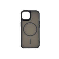 Чохол накладка Matte Corrugated Camera with MagSafe iPhone 15 Black