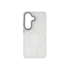 Чохол накладка Matte Corrugated Camera with MagSafe Samsung S24 / S25 Білий