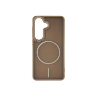 Чохол накладка Matte Corrugated Camera with MagSafe Samsung S24 / S25 Коричневий