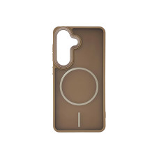 Чохол накладка Matte Corrugated Camera with MagSafe Samsung S24 / S25 Коричневий