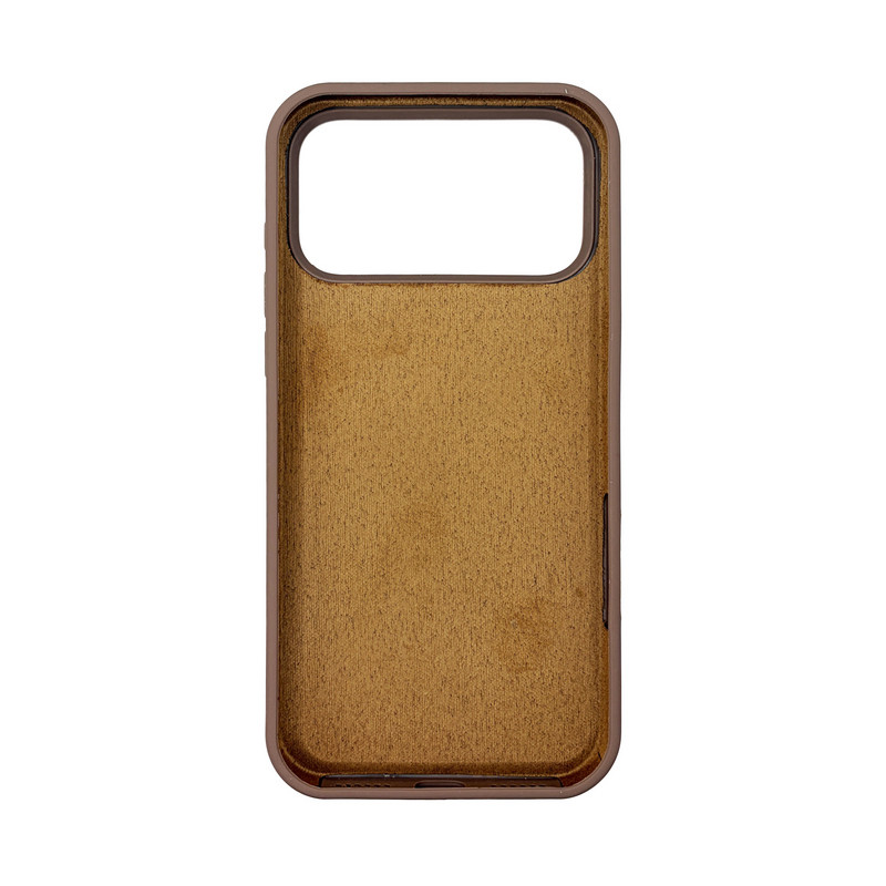 Чехол Silicone Case Коричневый (Brown) iPhone 17 Pro