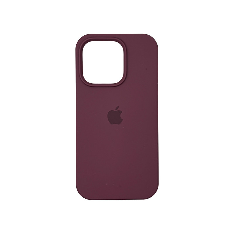 Чохол Silicone Case iPhone 15 Pro Max Бордовий (Maroon)
