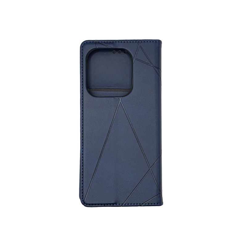 Чехол книжка Business leather Xiaomi Redmi Note 14 4G Синий