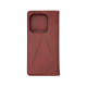 Чехол книжка Business leather Xiaomi Redmi Note 14 4G Красный