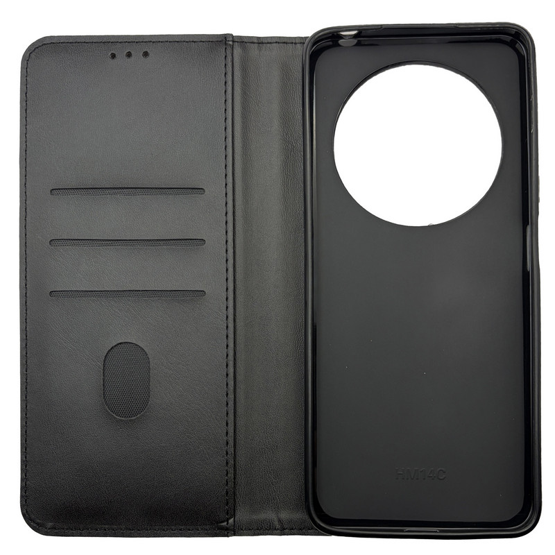 Чохол книга Business leather Xiaomi Redmi 14C / Poco C75 Чорний