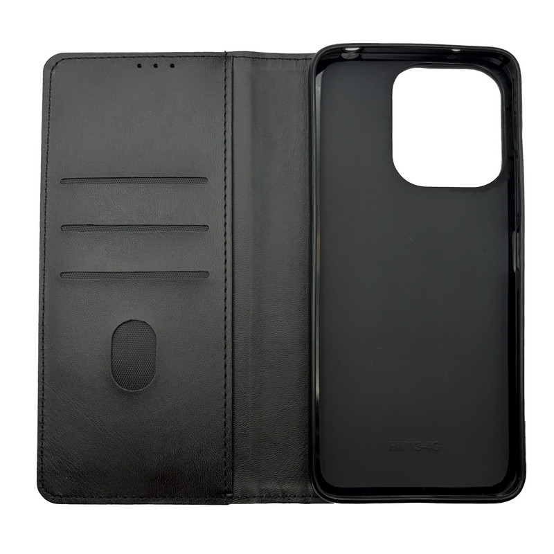 Чохол книга Business leather Xiaomi Redmi 13 / Poco M6 Чорний
