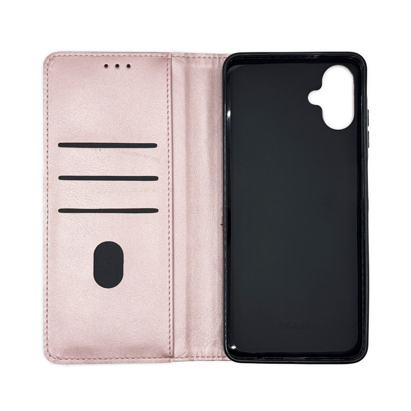 Чехол книжка Business leather Samsung A06 Розовый