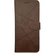 Чехол книжка Business leather Хлястик Samsung A06 Коричневый