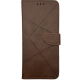 Чехол книжка Business leather Хлястик Samsung A06 Коричневый