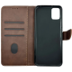 Чехол книжка Business leather Хлястик Samsung A06 Коричневый