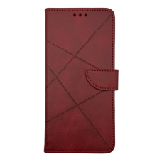 Чехол книжка Business leather Хлястик Samsung A22 / M32 / M22 Красный