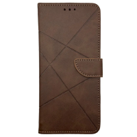 Чехол книжка Business leather Хлястик Samsung A52 Коричневый