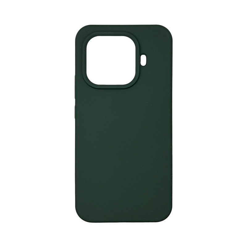 Чохол накладка Silicone Cover Soft Touch ВК Xiaomi 15T Pro Темно-зелений