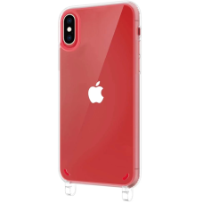 Чохол накладка Clear Case з вушками Crossbody iPhone X/Xs