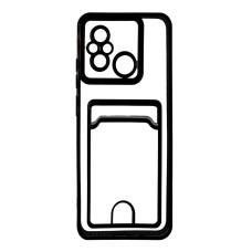Чехол накладка Wave Pocket Xiaomi Redmi  12C / 11A Black (4)