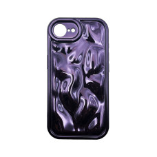 Чохол-накладка 3D Bubble Wavy для iPhone 16E, фіолетовий