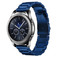 Ремінець Amazfit/Samsung Metall links 22 mm Blue