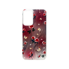 Чохол накладка Print Desing Samsung A24 Троянди та метелики