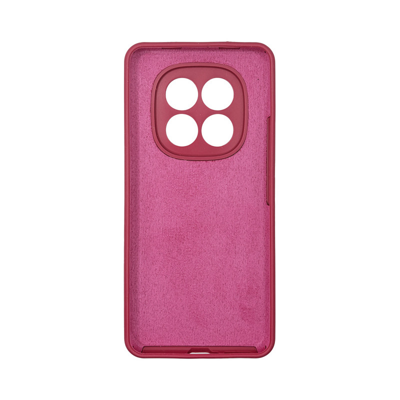 Чехол накладка Silicone Cover Soft Touch ЗК Xiaomi Redmi Note 15 Pro 4G Вишня