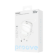 Сетевое зарядное устройство Proove Fixtape GAN 30 Вт (с кабелем Type C) white