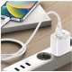 Кабель USB-Type C Proove Soft Silicone 3A 1m White