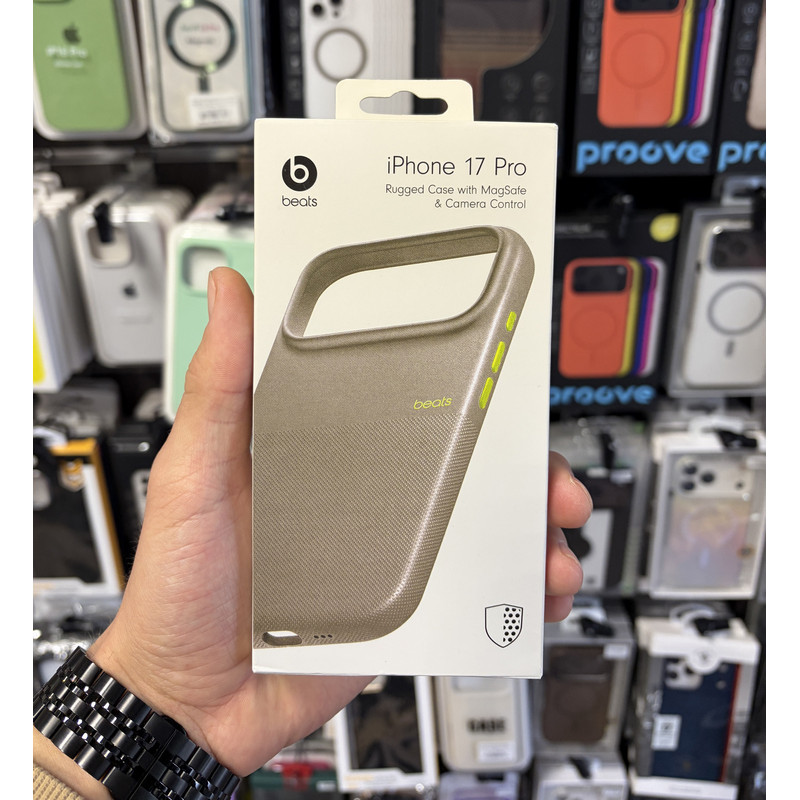 Чехол накладка Beats Rugged Case MagSafe iPhone 17 Pro Gray