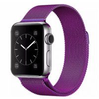Ремешок Apple Watch металлический Milanese Loop 38/40/41 mm Сиреневый (Purple)