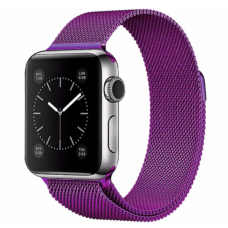 Ремешок Apple Watch металлический Milanese Loop 38/40/41 mm Сиреневый (Purple)