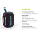 Колонка HOPESTAR H73 Mini 15W, 3000mAh (15,3*11,2*9,5 см)