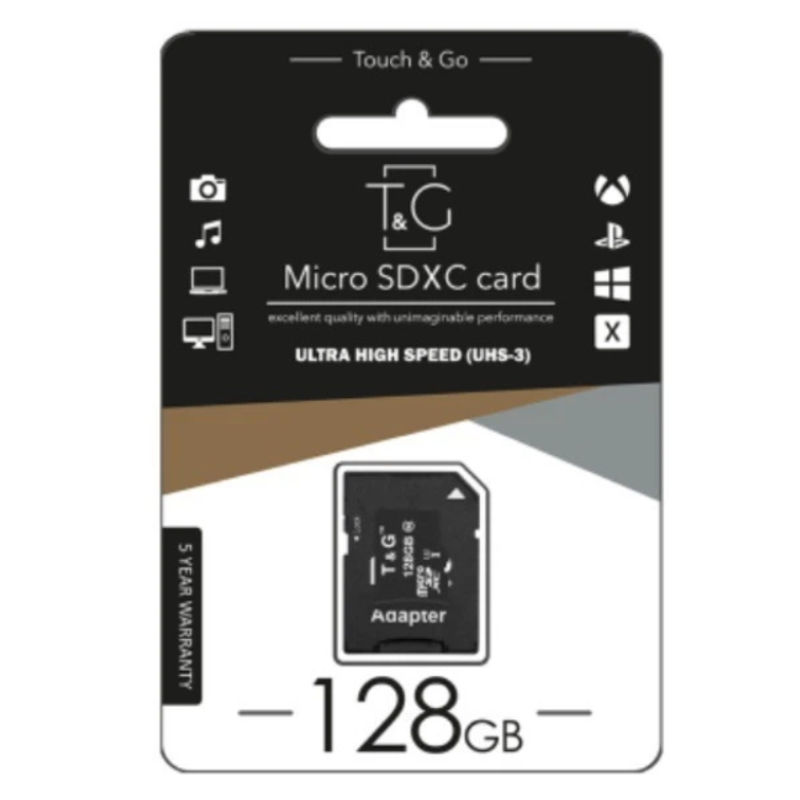 Картка пам'яті Micro SD Team Group 128 Gb Class 10 +adapter