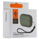 Чохол-футляр для навушників AirPods 1/2 Spigen Ring Leather Armor Army Green