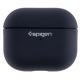 Чехол футляр для наушников AirPods 4 Spigen Ring Leather Armor Blue