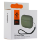 Чохол-футляр для навушників AirPods 4 Spigen Ring Leather Armor Army Green