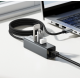 USB Hub Hoco HB1D (4 USB+Ethernet, 100 см)