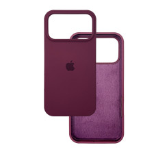 Чохол Silicone Case Бордовий (Plum) iPhone 17 Pro Max