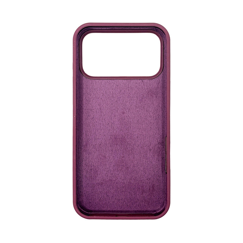 Чехол Silicone Case Бордовый (Plum) iPhone 17 Pro Max