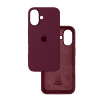 Чохол Silicone Case Бордовий (Plum) iPhone 17
