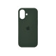 Чехол Silicone Case Зеленый (Cyprus green) iPhone 17