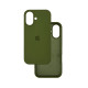 Чохол Silicone Case Зелений (Dark olive) iPhone 17