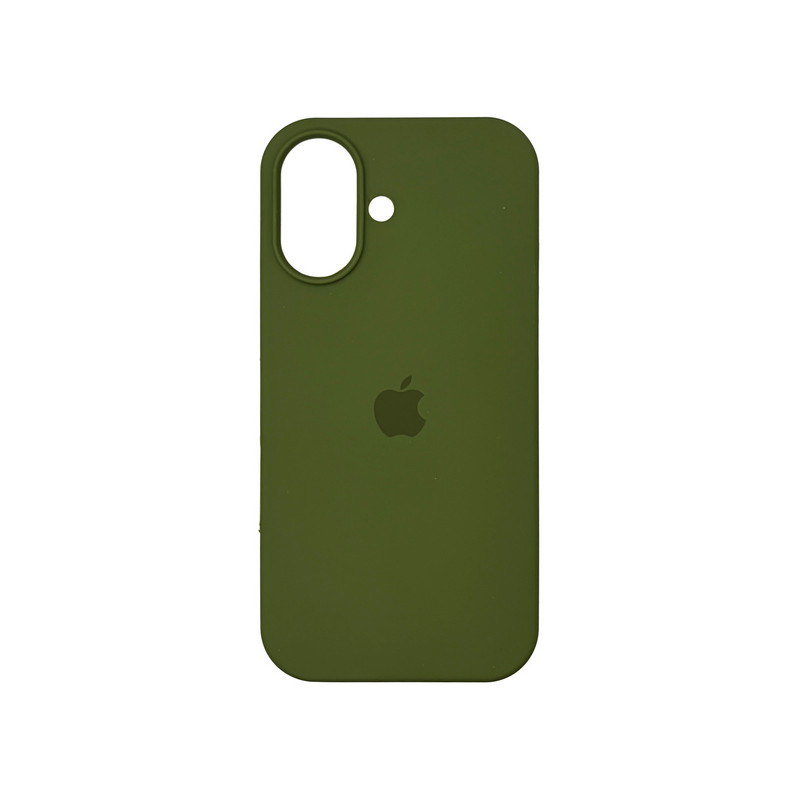 Чохол Silicone Case Зелений (Dark olive) iPhone 17