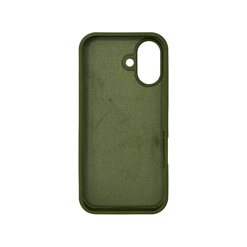 Чохол Silicone Case Зелений (Dark olive) iPhone 17