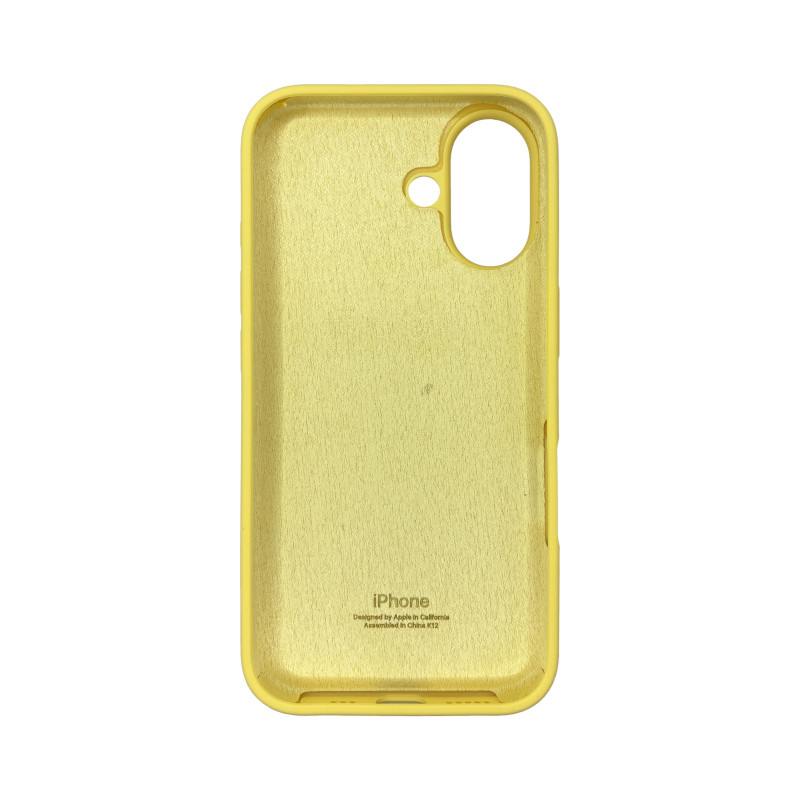 Чехол Silicone Case Желтый (Yellow) iPhone 17