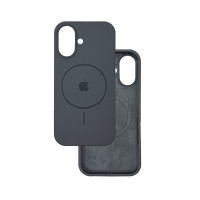 Чохол Silicone Case MagSafe Сірий (Dark Grey) iPhone 17