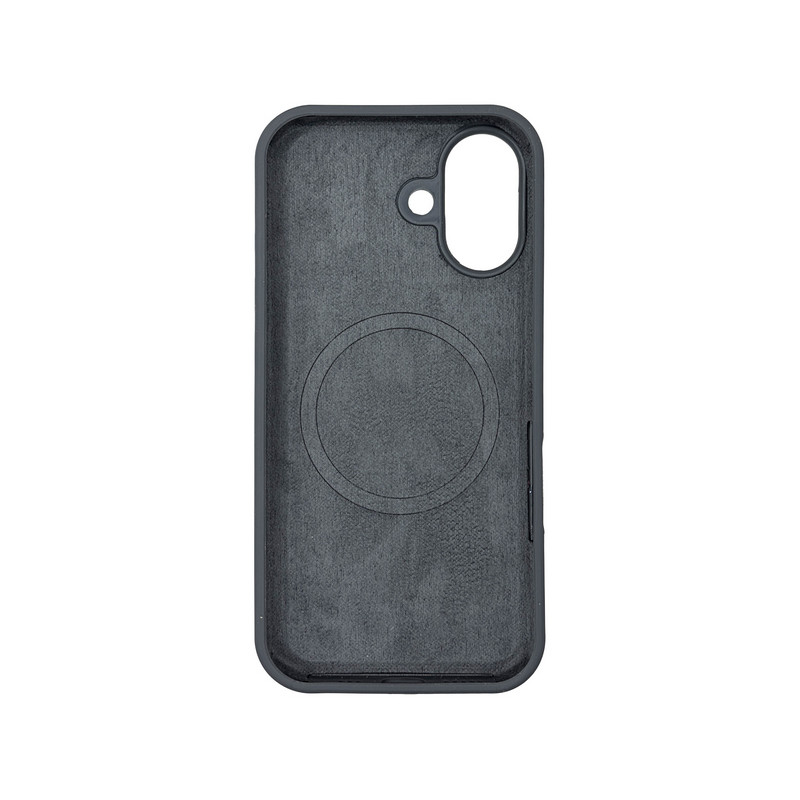 Чехол Silicone Case MagSafe Серый (Dark Grey) iPhone 17