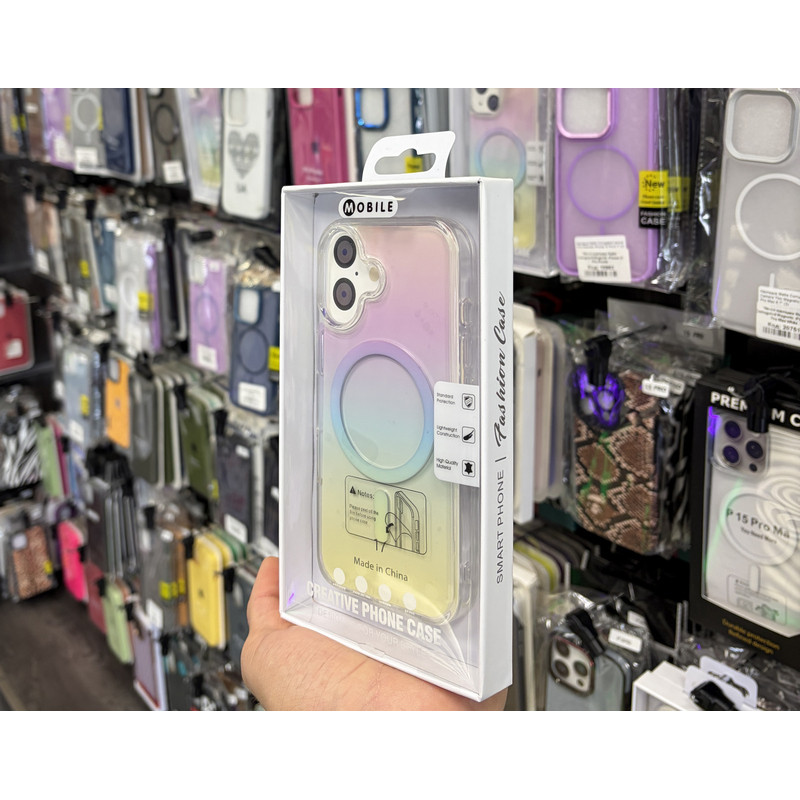 Чехол накладка Rainbow Case MagSafe iPhone 16