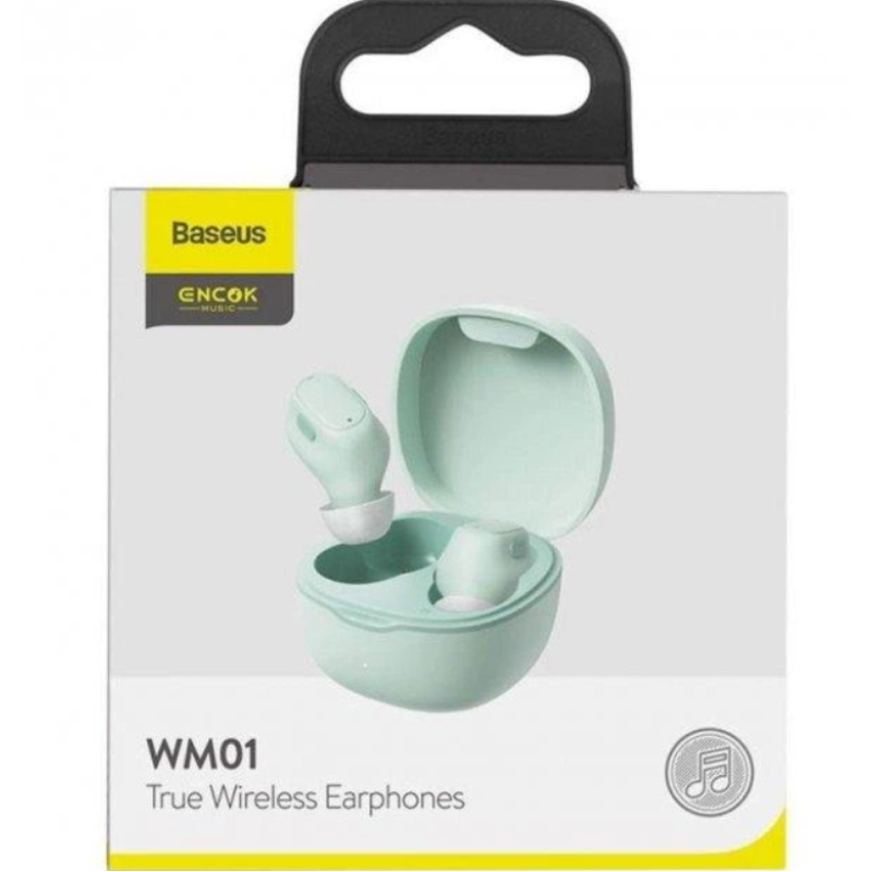 Бездротові навушники Baseus WM01 True TWS Green