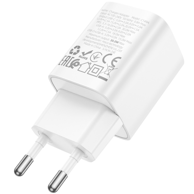 МЗП Hoco C149A Charm PD30W+QC3.0