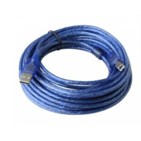 Кабель USB 2.0 AM-BM (10m) blue