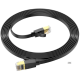 Патч корд (сетевой кабель) плоский Hoco US07 CAT6 3m