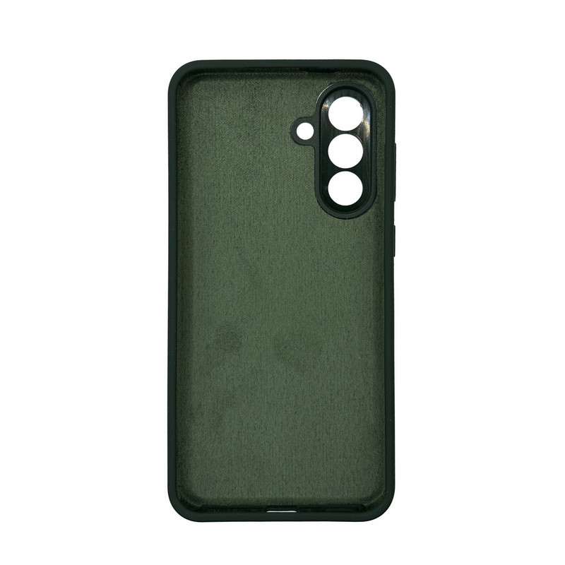 Чохол накладка Silicone Cover Soft Touch ЗК Samsung A57 Темно-зелений